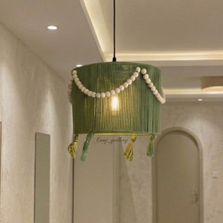 لوستر مکرومه مدل نلین